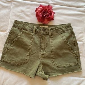 Sky and Sparrow Green shorts
